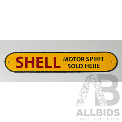 Reproduction Cast-iron Shell Motor Spirit All Sign