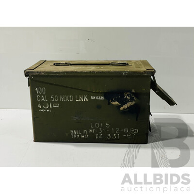 Vintage Military Ammunition Case