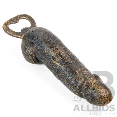 Cast Iron Phallic Bottle Opener