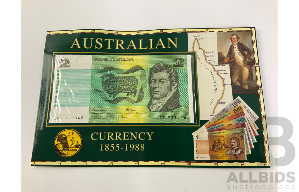 1988 Last $2 Note and First $2 Coin.