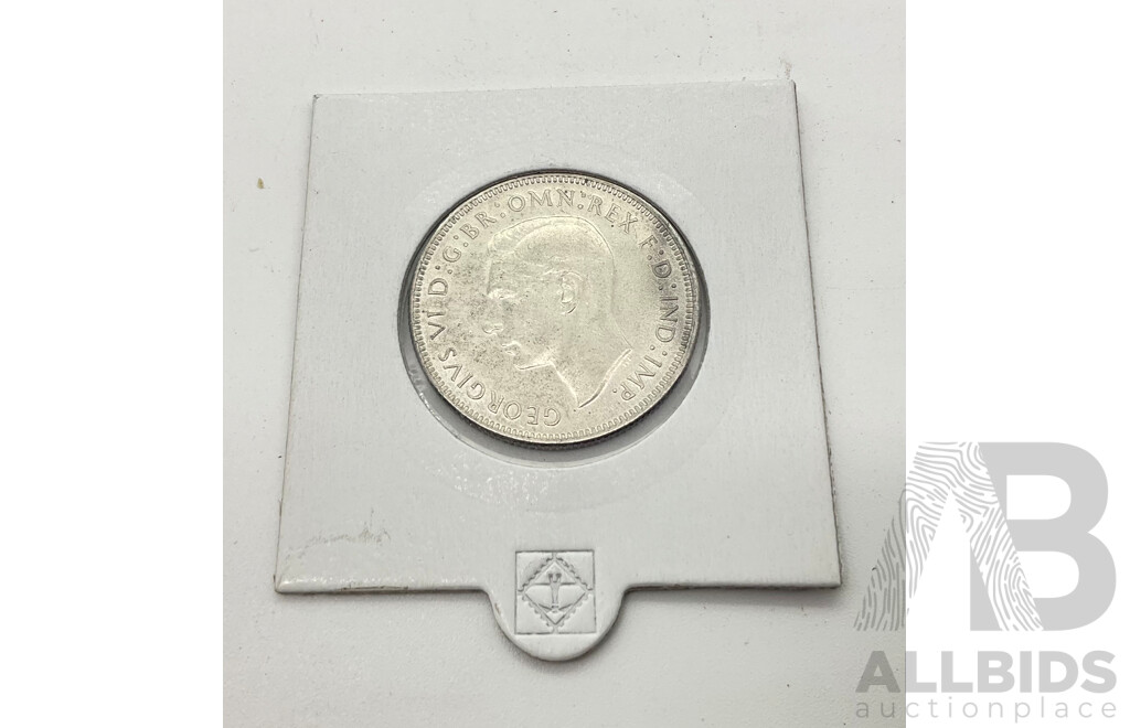 1943S Silver Florin, Uncirculated.