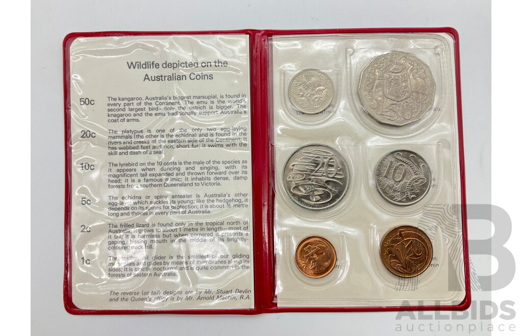 1975 RAM Six Coin Uncirculated Coin Set.