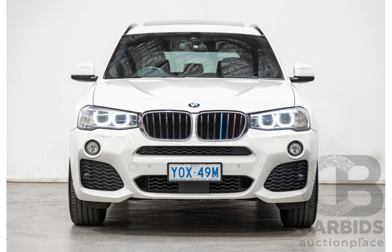 6/2015 Bmw X3 Xdrive 20d LCI (AWD) M-Sport Package F25 MY15 4d Wagon White Turbo Diesel 2.0L