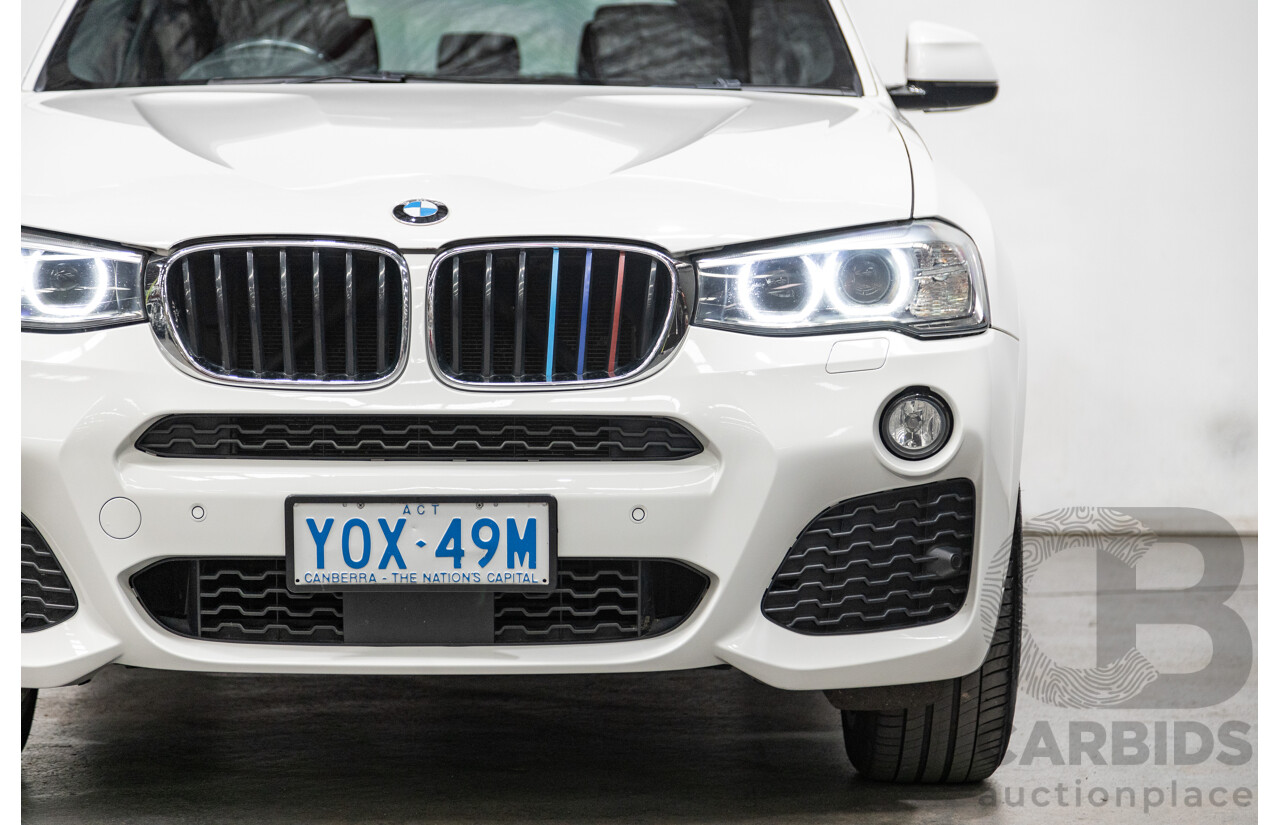 6/2015 Bmw X3 Xdrive 20d LCI (AWD) M-Sport Package F25 MY15 4d Wagon White Turbo Diesel 2.0L