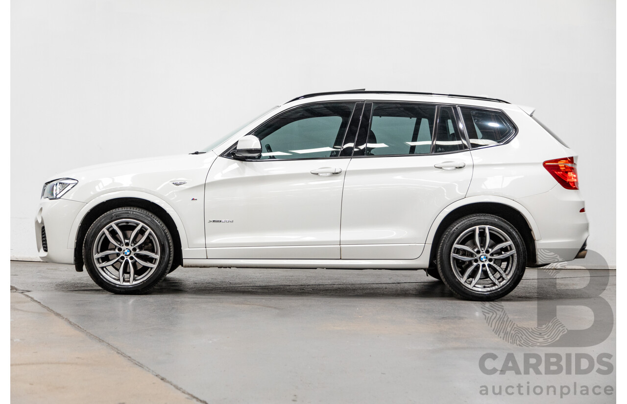 6/2015 Bmw X3 Xdrive 20d LCI (AWD) M-Sport Package F25 MY15 4d Wagon White Turbo Diesel 2.0L