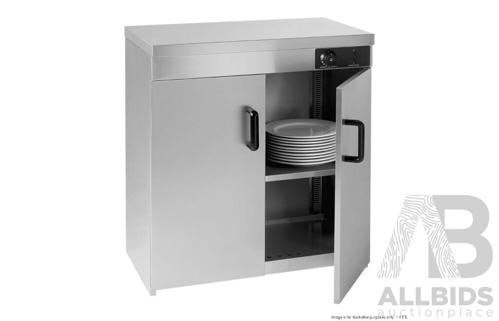 Stainless Steel Double Cabinet Plate Warmer 120 Plates - ORP$1299.00