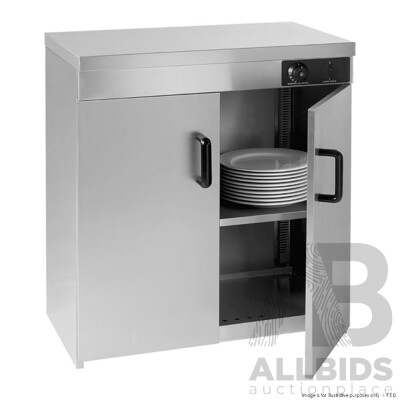 Stainless Steel Double Cabinet Plate Warmer 120 Plates - ORP$1299.00