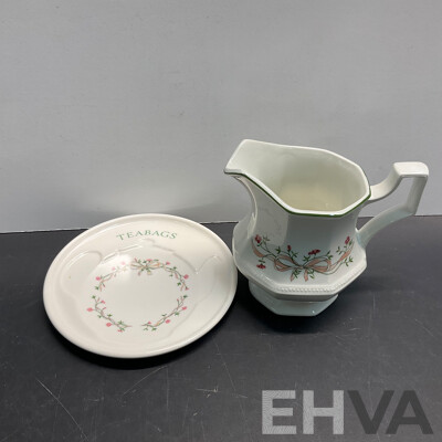 Large Collection of Vintage JOHNSON BROTHERS Eternal Bean Set of 12 Dinner Set & Tea Set