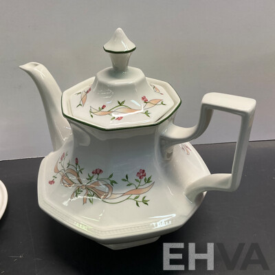 Large Collection of Vintage JOHNSON BROTHERS Eternal Bean Set of 12 Dinner Set & Tea Set