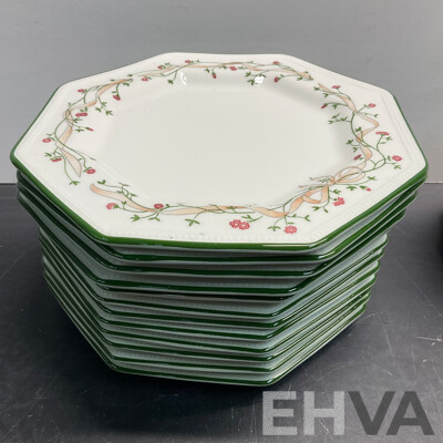 Large Collection of Vintage JOHNSON BROTHERS Eternal Bean Set of 12 Dinner Set & Tea Set