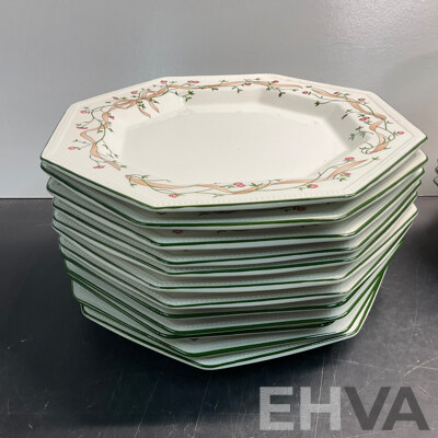 Large Collection of Vintage JOHNSON BROTHERS Eternal Bean Set of 12 Dinner Set & Tea Set