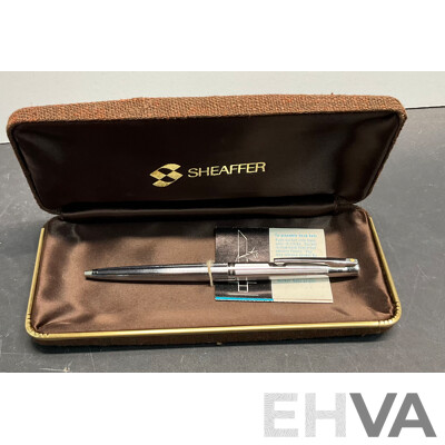 Vintage PARKER & SHEAFFER Fountain Pen & ANTHONY ROYALE Square Brown Cufflinks & Assorted of Vintage Wallet/Keytainer/Case & More