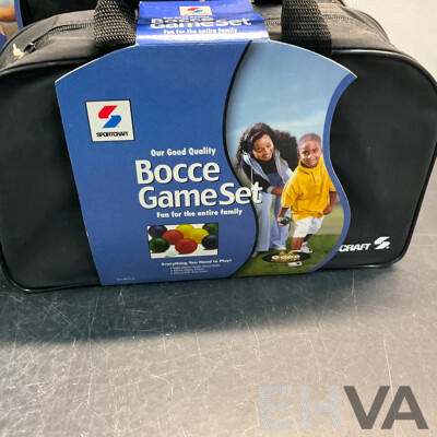 SPORTCRAFT 2 Game Combo Set & Bocce Game Set