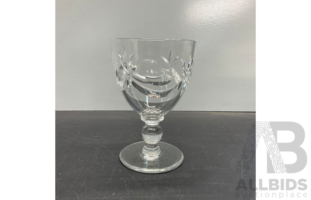 LOUIE RENIE Blown Glassware & Assorted of Crystal Wine Glasses