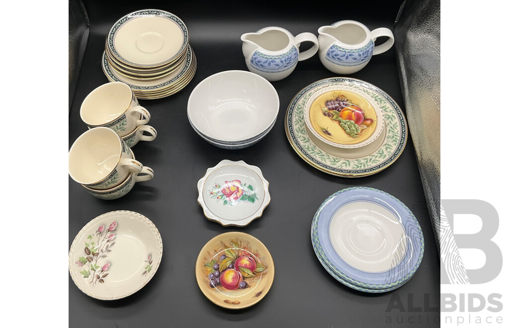 Assorted Vintage China Tableware - Royal Albert, Aynsley, Expressions, New Romance