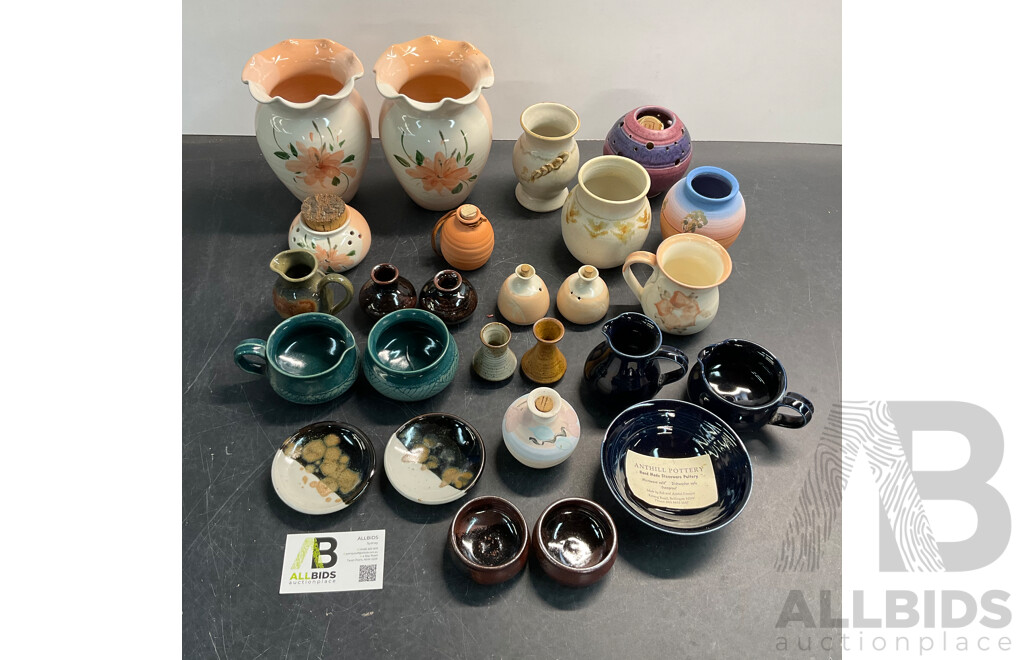 Collection of Hand Made Pottery /Ceramics - Lot of 26