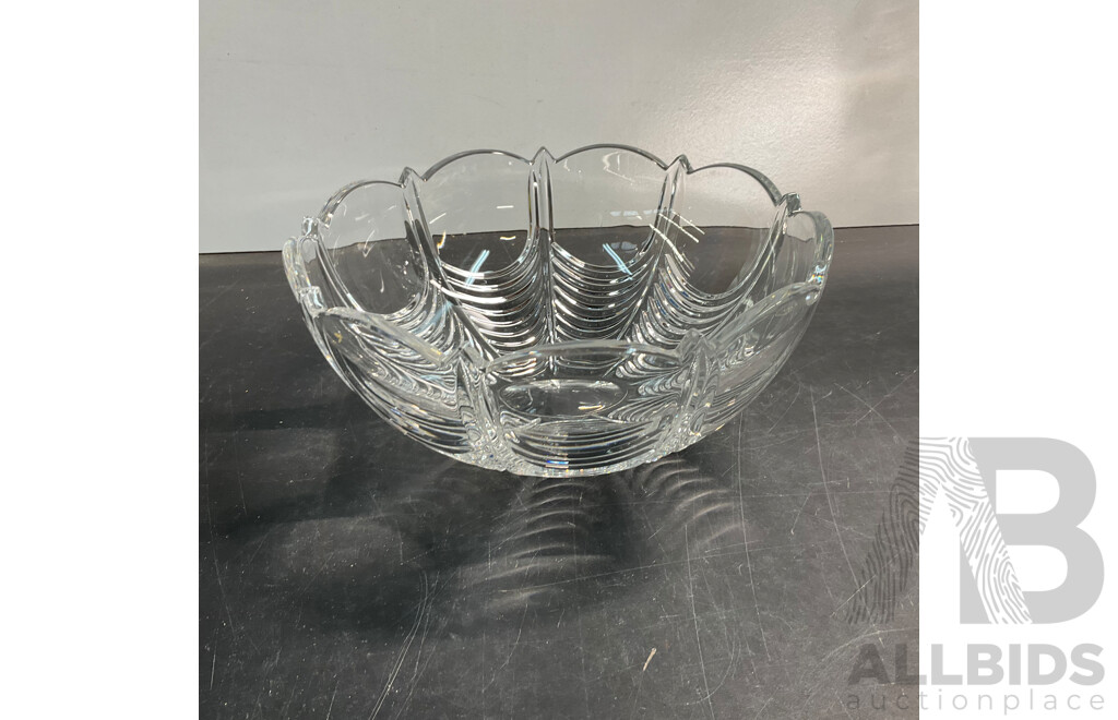 Large Collection of Crystal Glassware Including BOHEMIA, MIKASA, Stuart and More