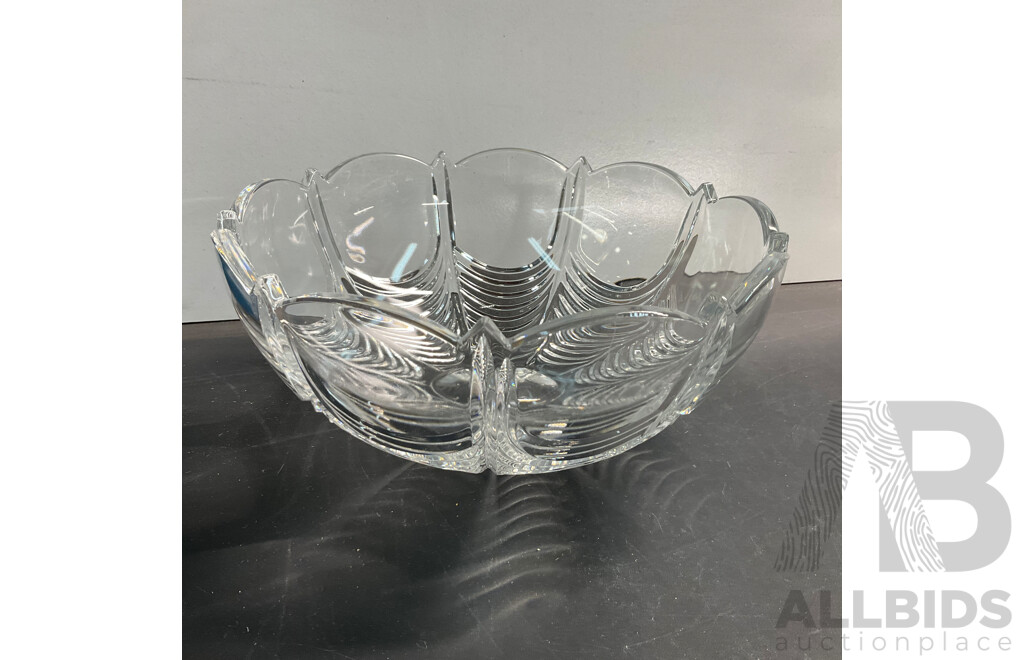 Large Collection of Crystal Glassware Including BOHEMIA, MIKASA, Stuart and More