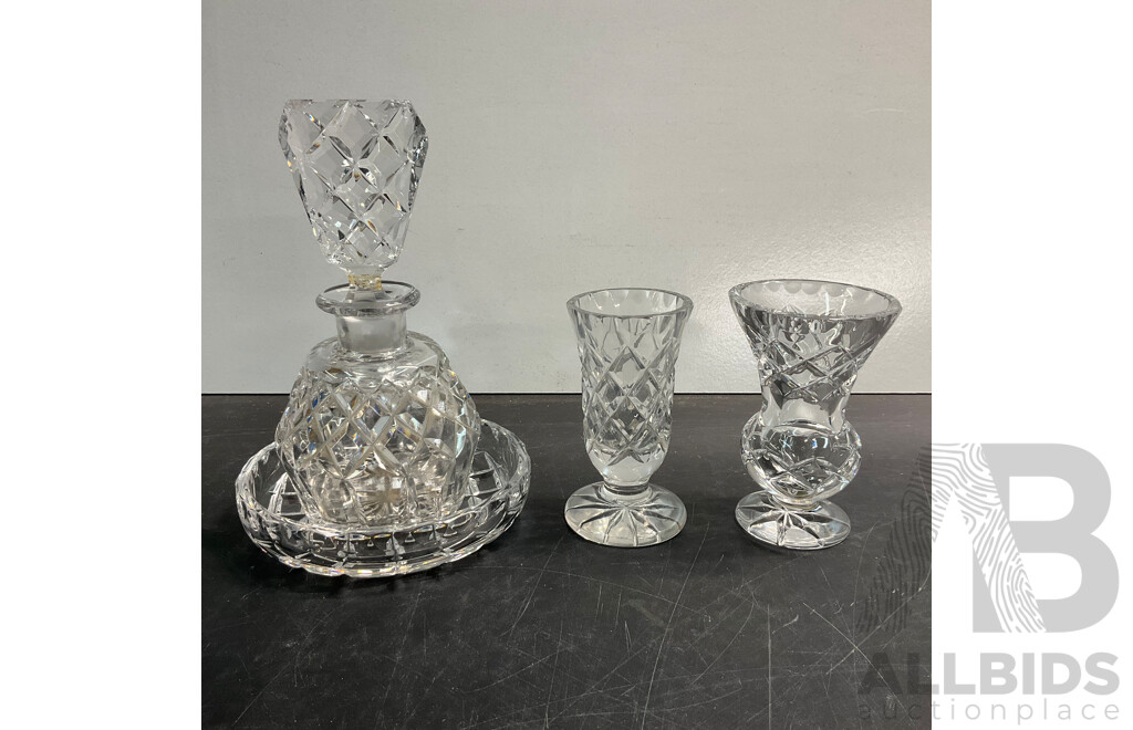 Large Collection of Crystal Glassware Including BOHEMIA, MIKASA, Stuart and More