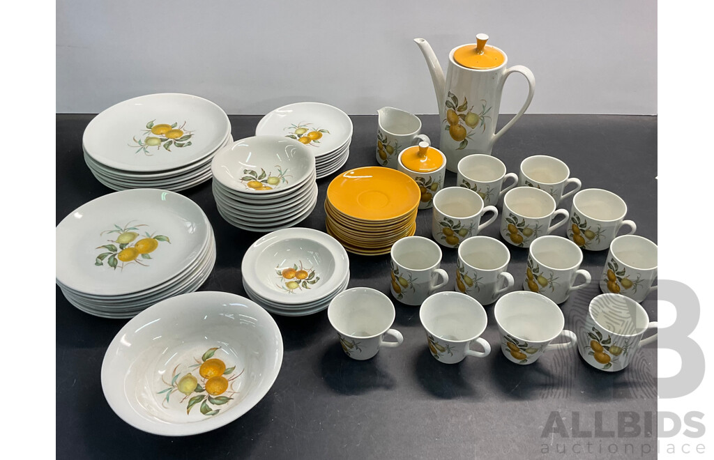 BITTERSWEET by Myott Staffordshire Lemon Tree Dinner Set & Tea Cup Set