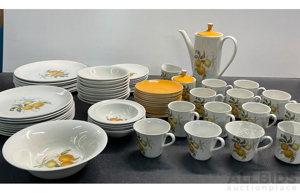 BITTERSWEET by Myott Staffordshire Lemon Tree Dinner Set & Tea Cup Set