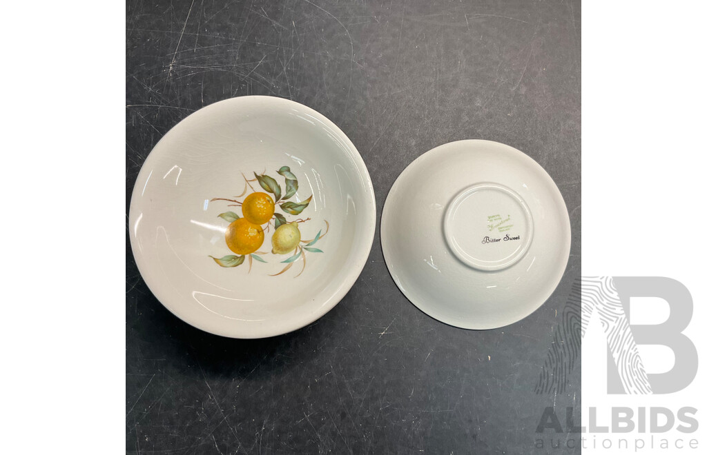 BITTERSWEET by Myott Staffordshire Lemon Tree Dinner Set & Tea Cup Set