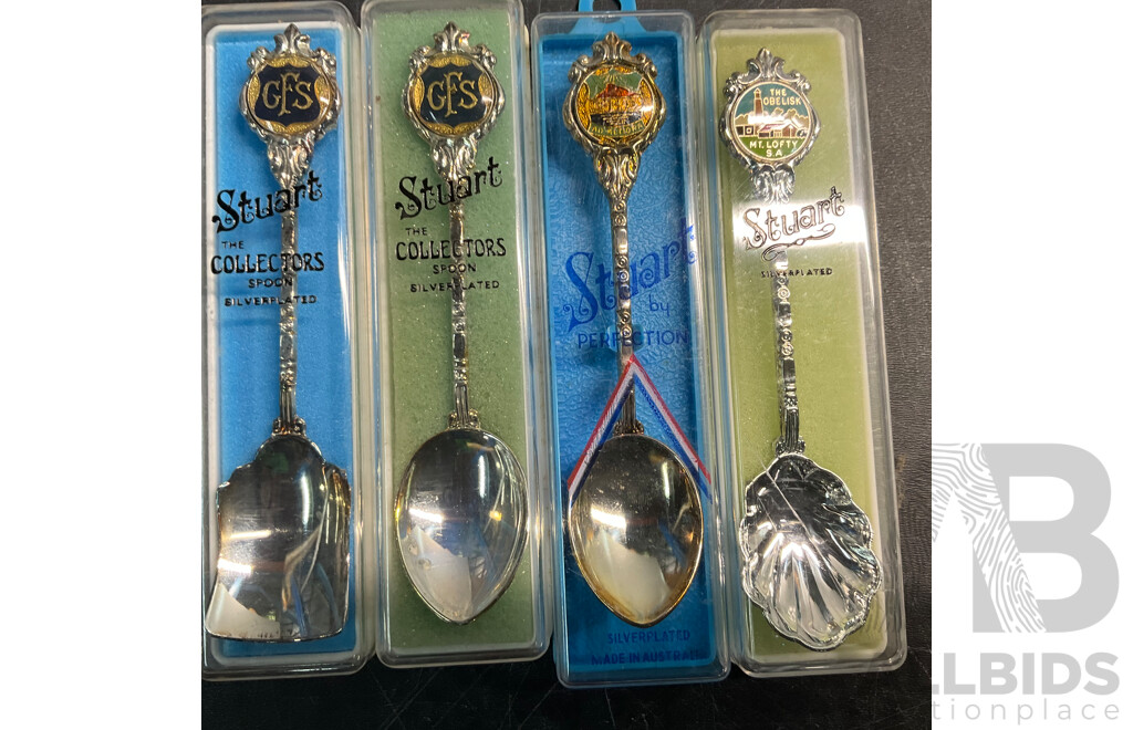 REED & BARTON the 1978 Christmas Cross in Sterling Silver & Collectable Vintage Spoon - Lot of 21