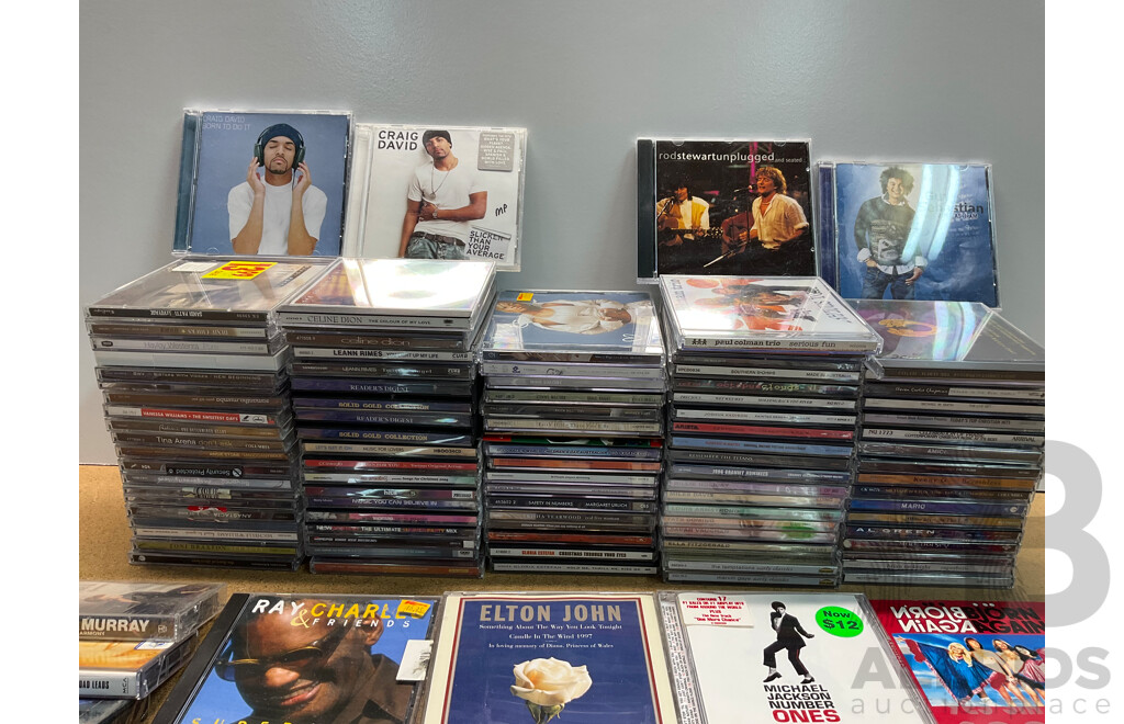 Collection Approx 100 CD  - Including ELTON JOHN, CELINE DION, GRAG DAVID and Much More