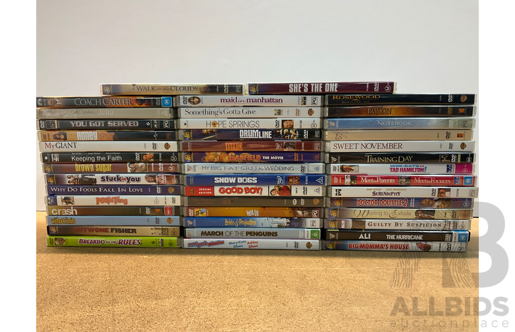 Collection Approx 44 DVD 's