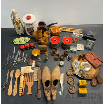 Large Collection of Vintage Household Tools and Decorative Items