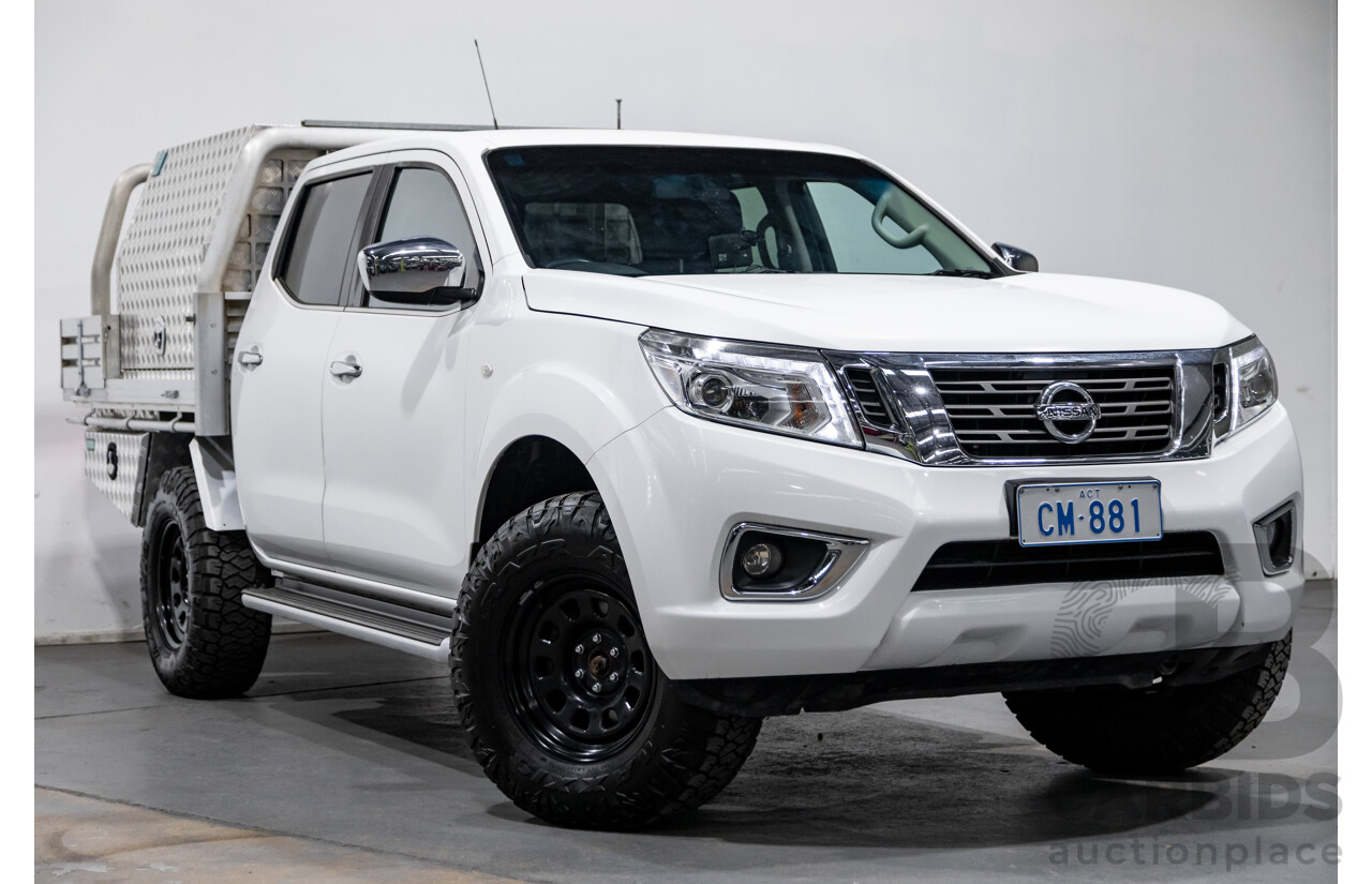 5/2018 Nissan Navara ST (4x4) NP300 MY18 D23 Dual Cab Utility Polar White Turbo Diesel 2.3L