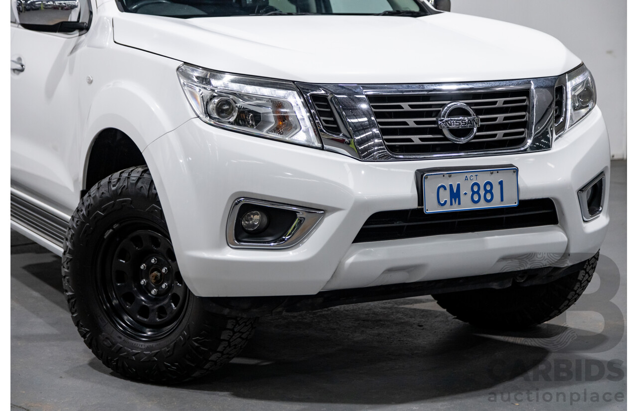 5/2018 Nissan Navara ST (4x4) NP300 MY18 D23 Dual Cab Utility Polar White Turbo Diesel 2.3L