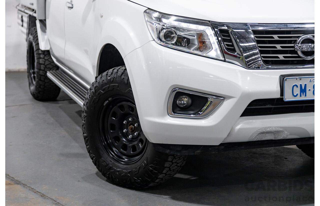 5/2018 Nissan Navara ST (4x4) NP300 MY18 D23 Dual Cab Utility Polar White Turbo Diesel 2.3L