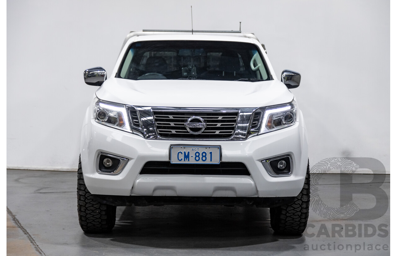 5/2018 Nissan Navara ST (4x4) NP300 MY18 D23 Dual Cab Utility Polar White Turbo Diesel 2.3L