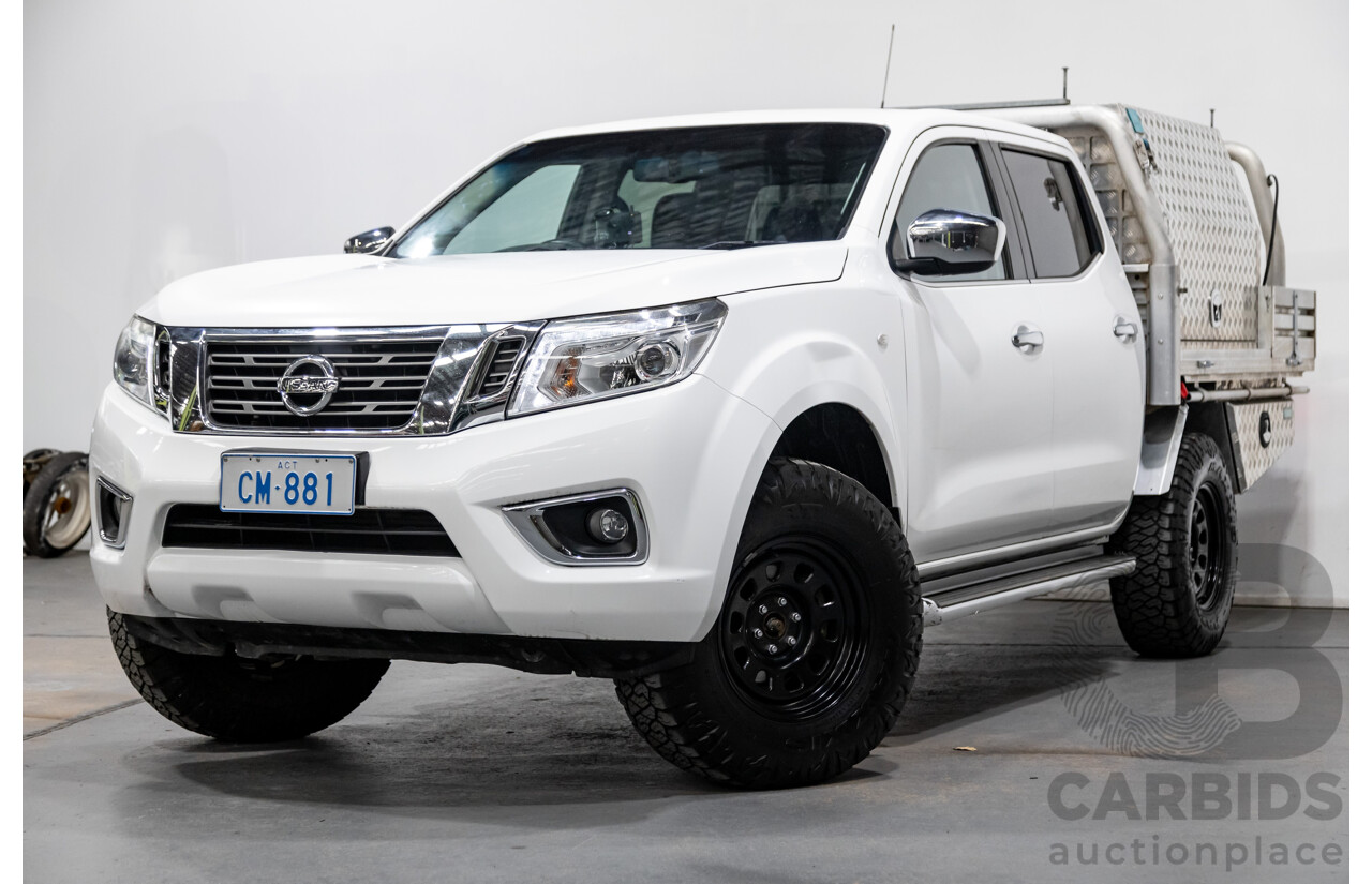 5/2018 Nissan Navara ST (4x4) NP300 MY18 D23 Dual Cab Utility Polar White Turbo Diesel 2.3L