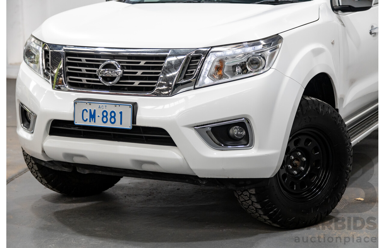 5/2018 Nissan Navara ST (4x4) NP300 MY18 D23 Dual Cab Utility Polar White Turbo Diesel 2.3L