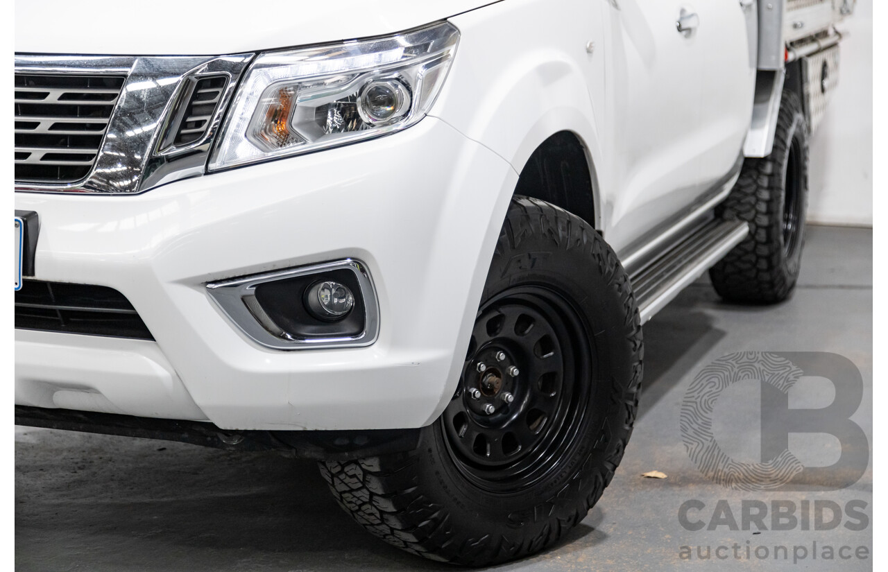 5/2018 Nissan Navara ST (4x4) NP300 MY18 D23 Dual Cab Utility Polar White Turbo Diesel 2.3L