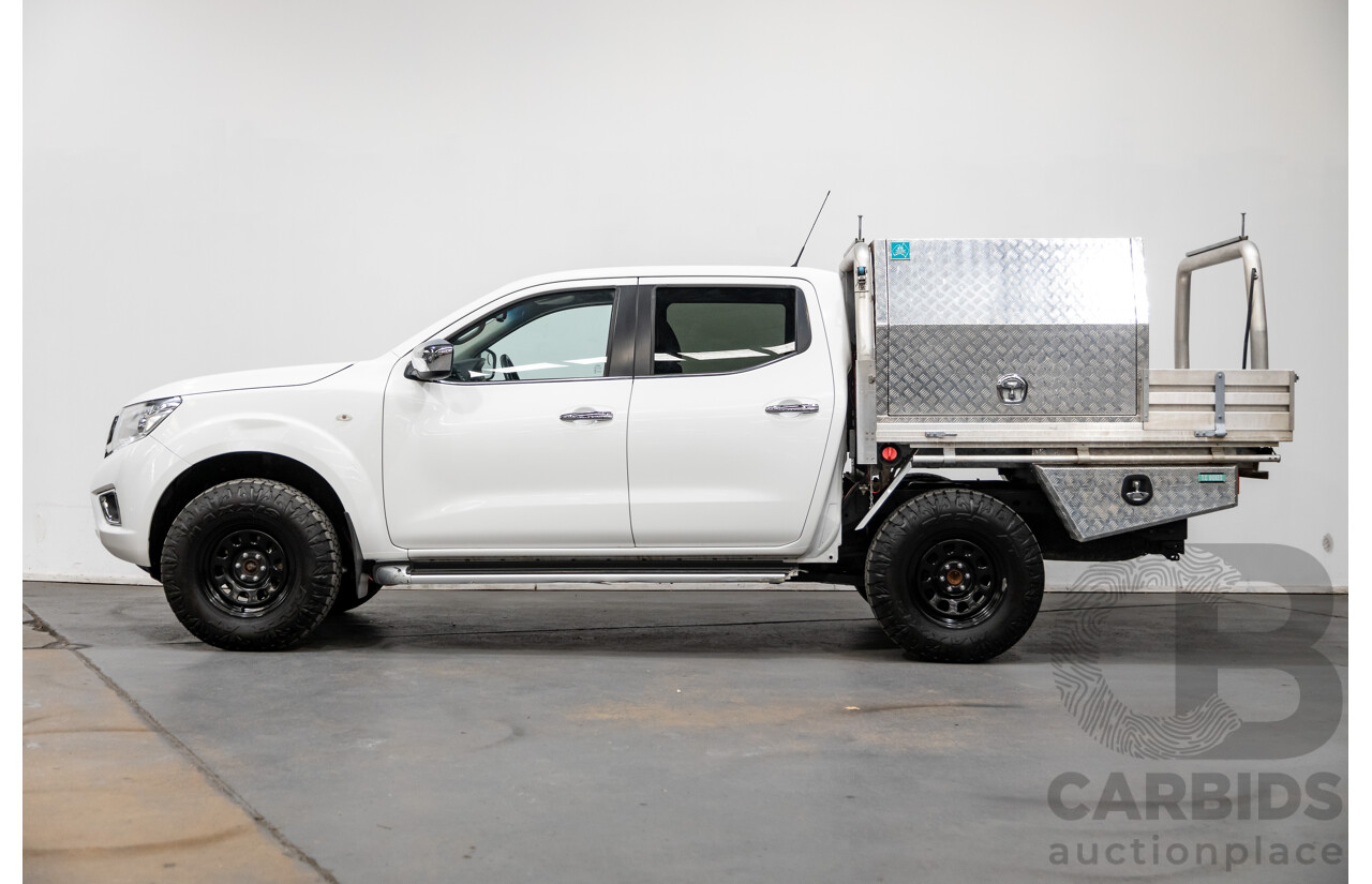 5/2018 Nissan Navara ST (4x4) NP300 MY18 D23 Dual Cab Utility Polar White Turbo Diesel 2.3L