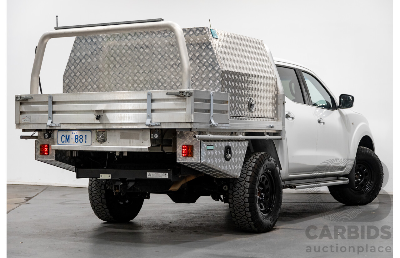 5/2018 Nissan Navara ST (4x4) NP300 MY18 D23 Dual Cab Utility Polar White Turbo Diesel 2.3L