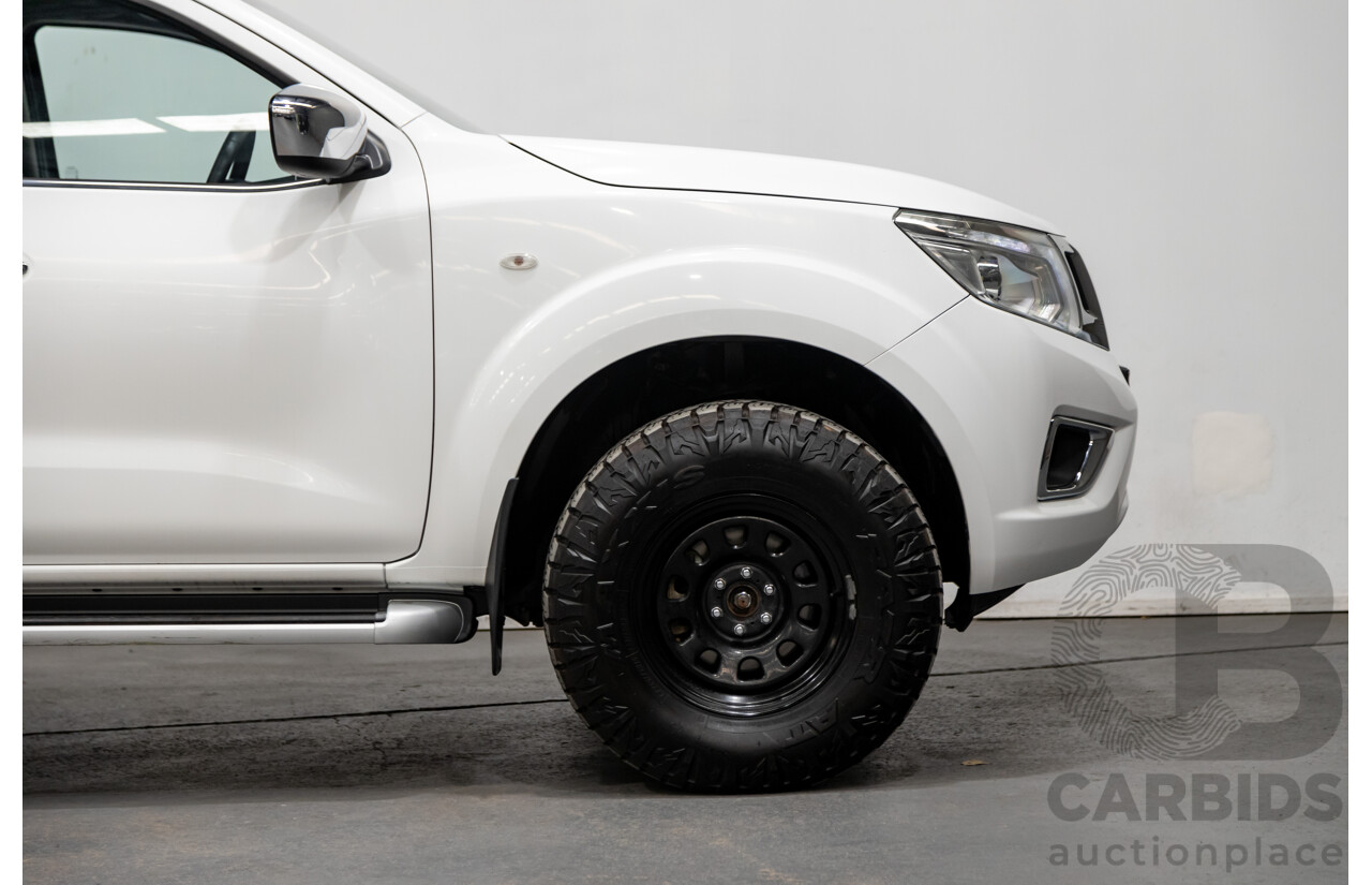 5/2018 Nissan Navara ST (4x4) NP300 MY18 D23 Dual Cab Utility Polar White Turbo Diesel 2.3L