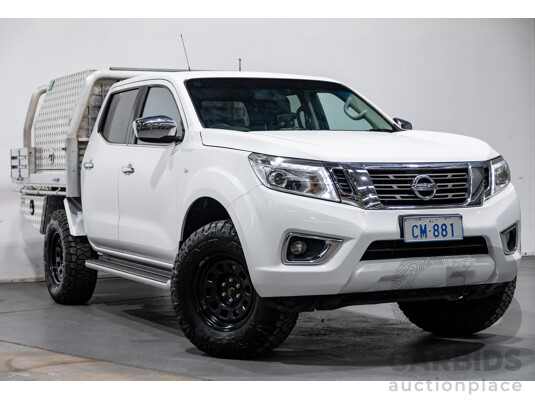 5/2018 Nissan Navara ST (4x4) NP300 MY18 D23 Dual Cab Utility Polar White Turbo Diesel 2.3L