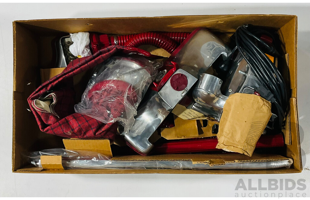 Vintage Kirby Legend II Vacuum Cleaner and Accessories Including Handi-butler Toolkit and More