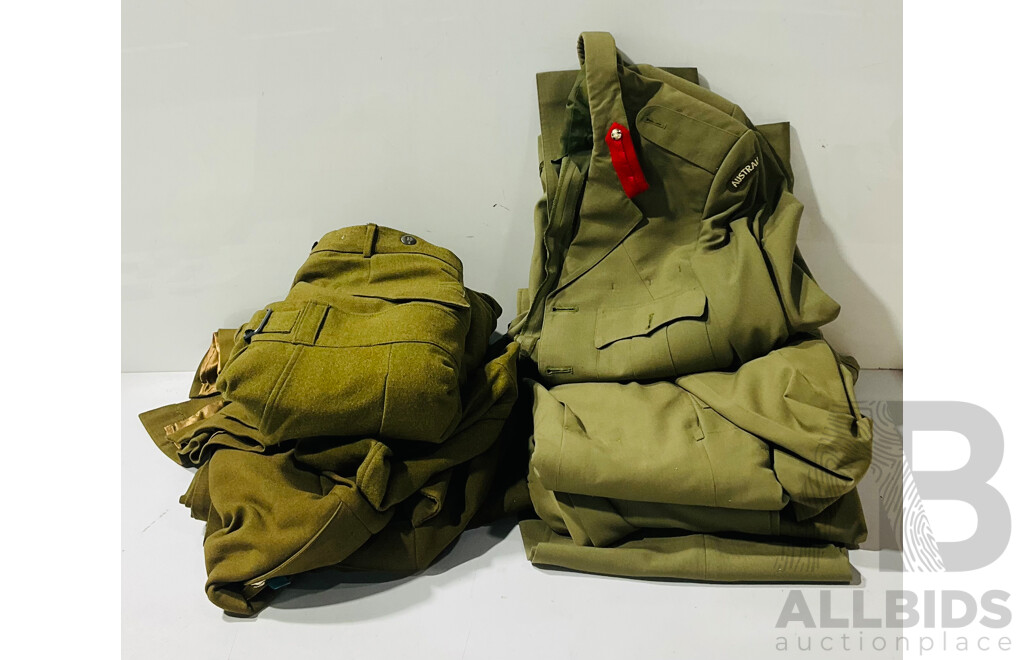 Collection Vintage Australian Army Uniforms