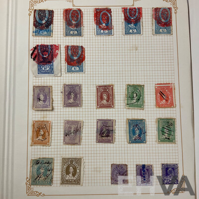 Collection of Australian Pre Federation and Vintage Stamps Including Australia/London Customs Duty, Queensland Duty Stamps, Tasmania Revenue Stamps and Victorian Stamp Duty