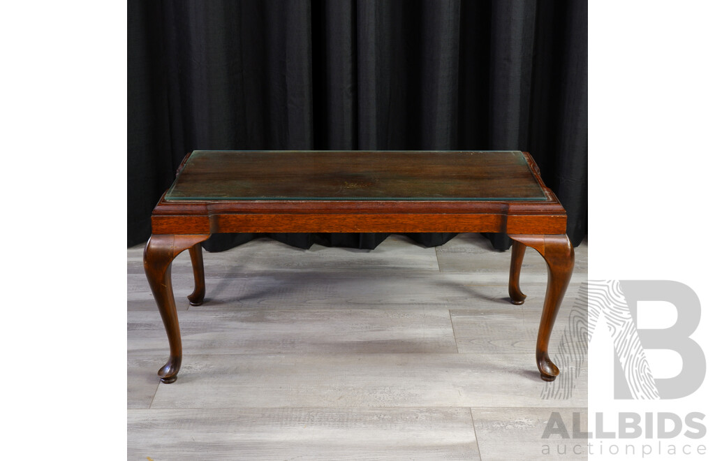 Oak Art Deco Coffee Table