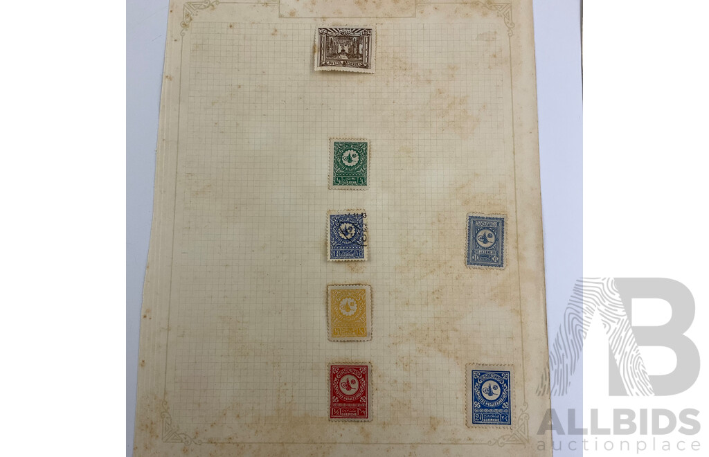 Collection of Antique and Vintage Stamps Including Abyssinia, Crete, Iceland, Andorra, Austria, Yugoslavia, Part Sets and Over Prints