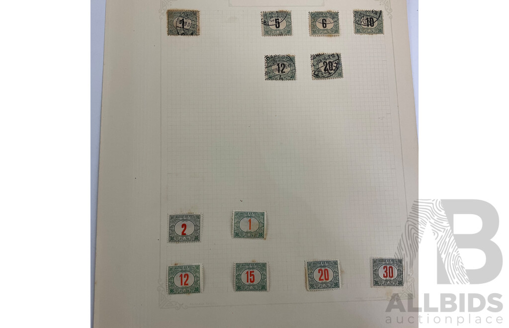Collection of Magyar Stamps Including WW1 French Occupation, 1919 Romania/Hungarian Occupation, Over Prints, Baranya Issues
