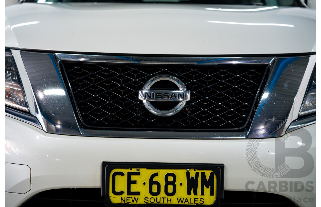 3/2015 Nissan Pathfinder ST (4x4) R52 MY15 4d Wagon Ivory Pearl White V6 3.5L - 7 Seater