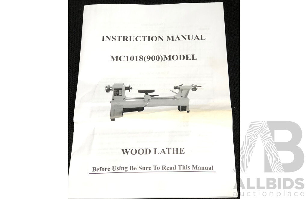 Moonah MC1018 Electric Wood Lathe