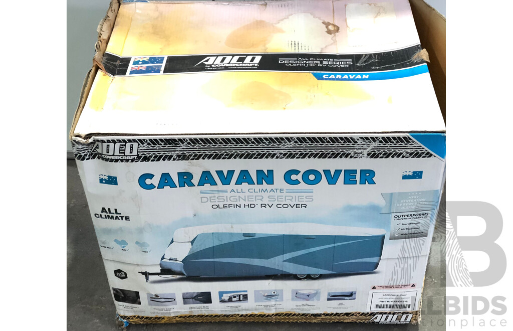 ADCO 20 Foot-22 Foot Olefin HD Caravan Cover (6.12m - 6.73m) - New